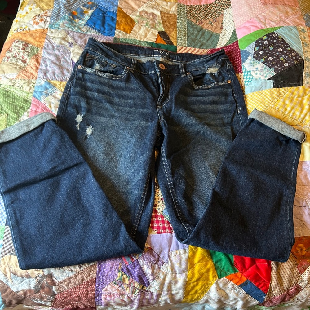 Women's Maurices Edgely low rise boyfriend Jeans size 12